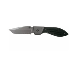 KA-BAR WARTHOG FOLDER TANTO SERRADO