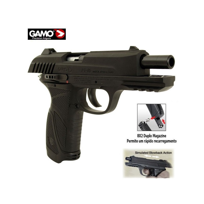 PISTOLA GAMO PT-85 BLOWBACK